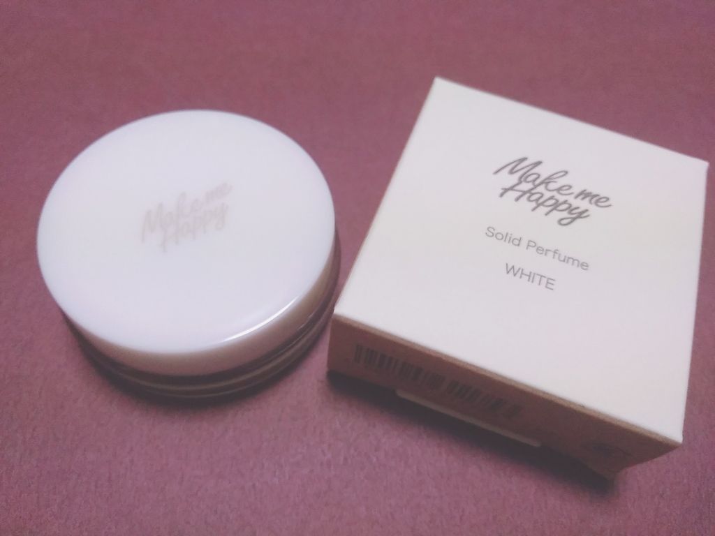 メイクミーハッピー ソリッドパフューム WHITE/キャンメイク/練り香水を使ったクチコミ(1枚目)