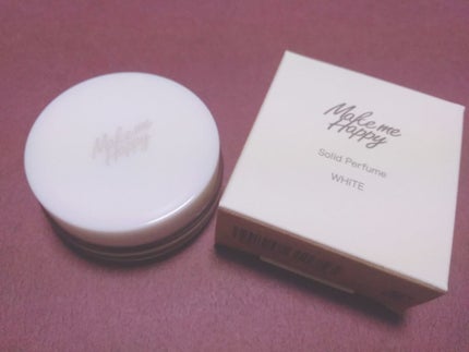 メイクミーハッピー ソリッドパフューム WHITE/キャンメイク/練り香水を使ったクチコミ(1枚目)