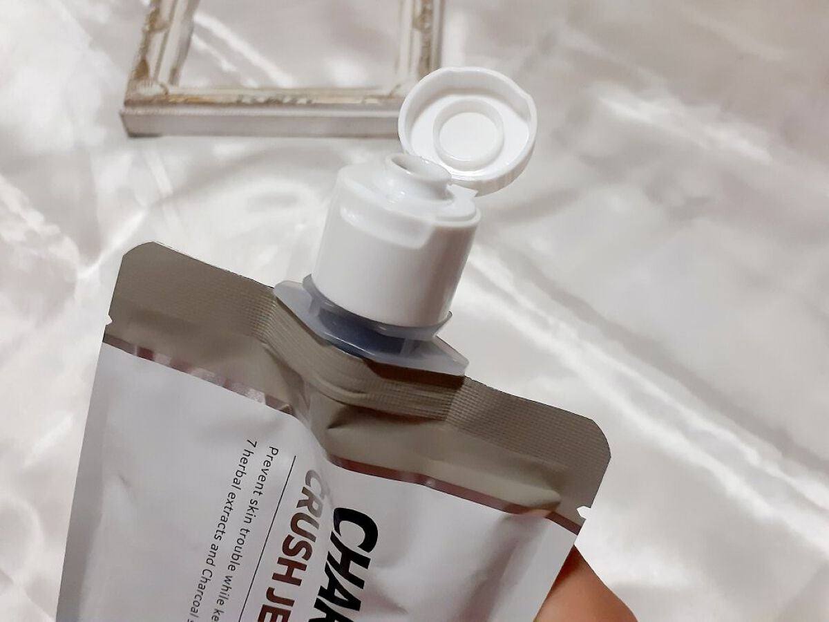 チャコキュア クラッシュジェリーウォッシュ/山忠/その他洗顔料を使ったクチコミ(2枚目)