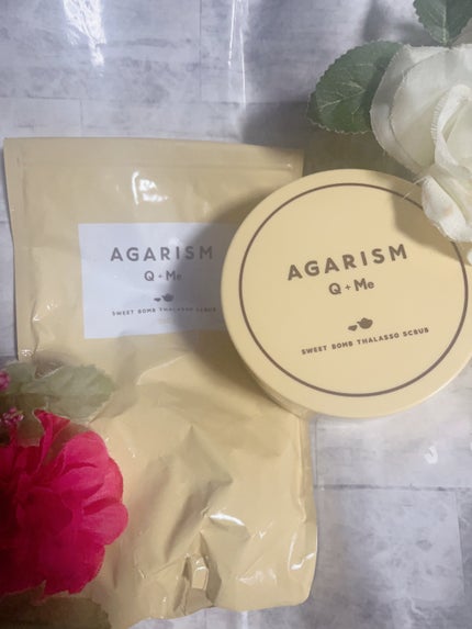 Q+Me スウィートボムタラソスクラブレモンティーの香り/AGARISM/バスト・ヒップケアを使ったクチコミ(1枚目)
