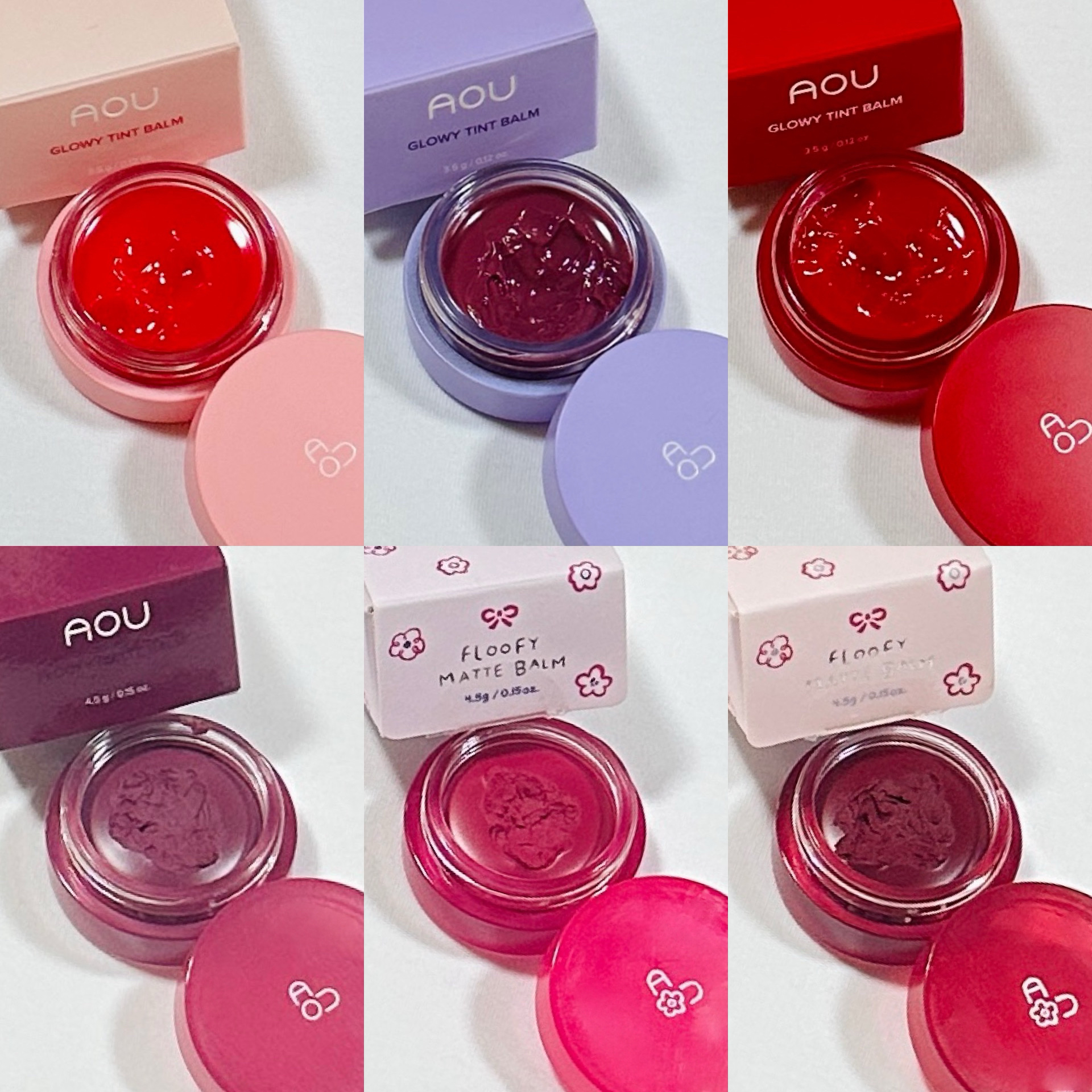 メイクアップ　口紅　リップバーム　アイシャドウ ハンドクリーム AOUの口紅・グロス・リップライナー・リップケア GLOWY TINT