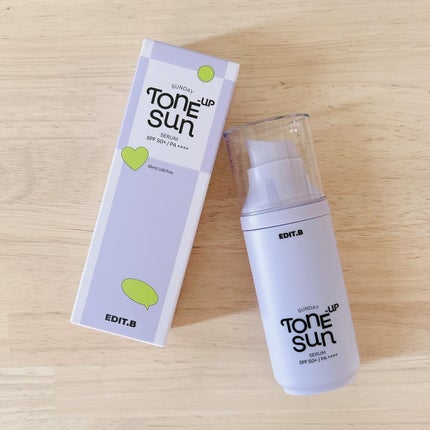 サンデートーンアップサンセラム/EDIT.B/美容液を使ったクチコミ(1枚目)