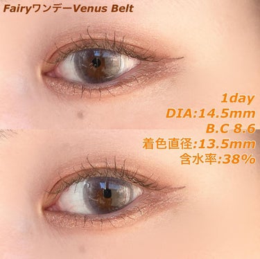 フェアリー ワンデー シマーリングシリーズ/FAIRY/ワンデー（１DAY）カラコンを使ったクチコミ（2枚目）