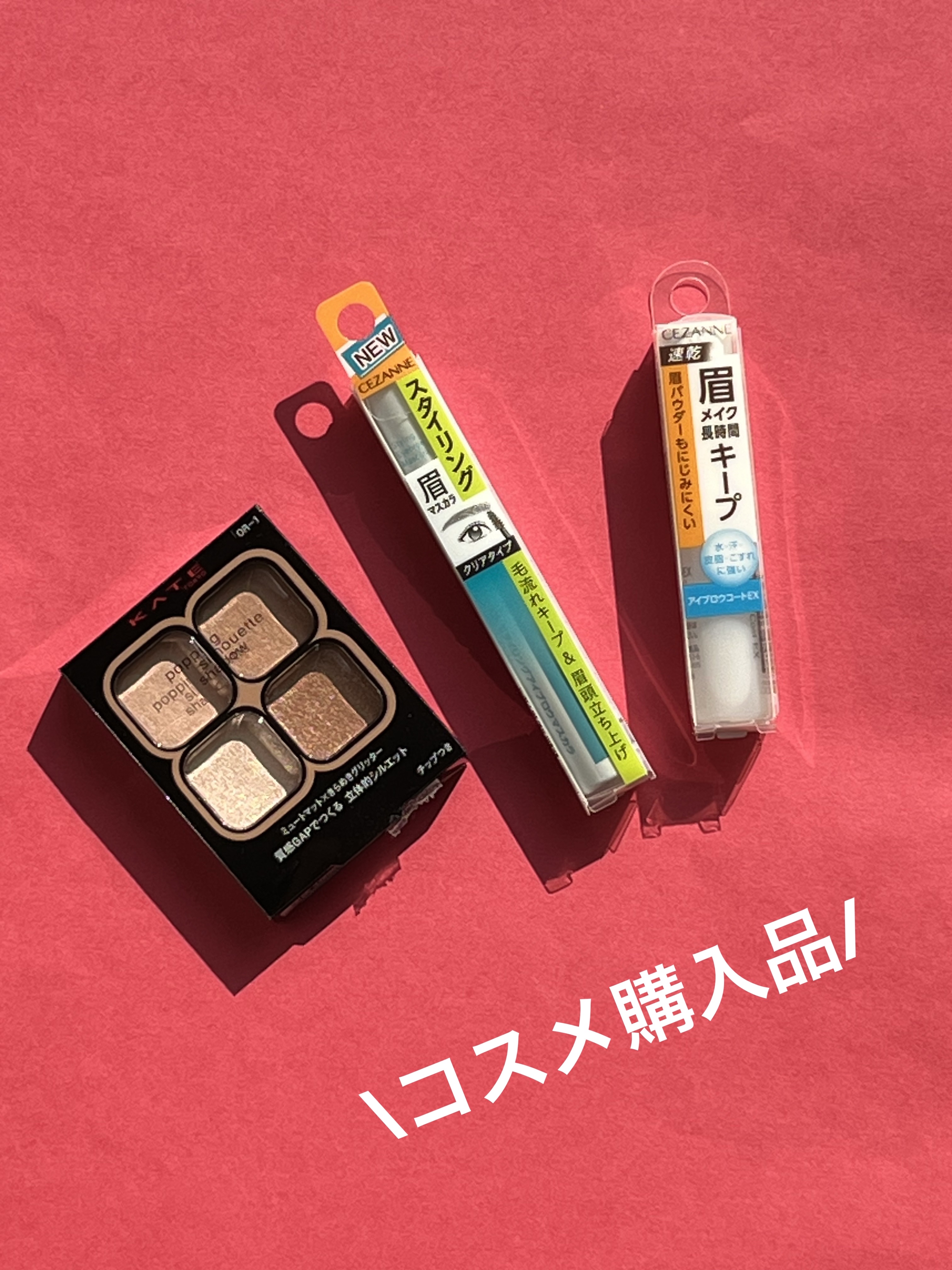 アイブロウコートEX/CEZANNE/アイブロウコートを使ったクチコミ（1枚目）