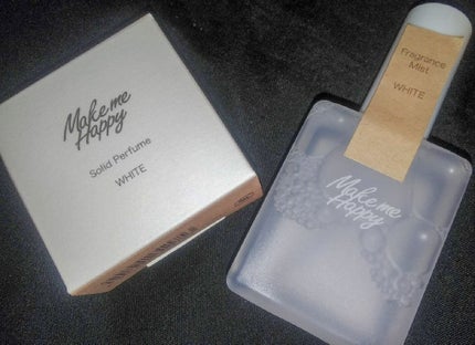 メイクミーハッピー ソリッドパフューム WHITE/キャンメイク/練り香水を使ったクチコミ(1枚目)