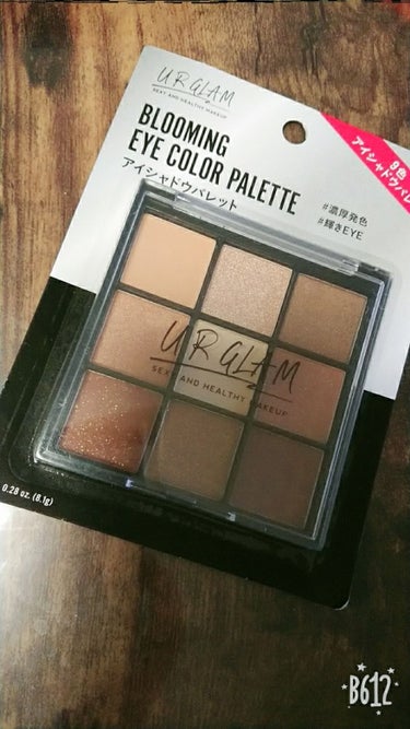 UR GLAM　BLOOMING EYE COLOR PALETTE/U R GLAM/アイシャドウパレットを使ったクチコミ（1枚目）