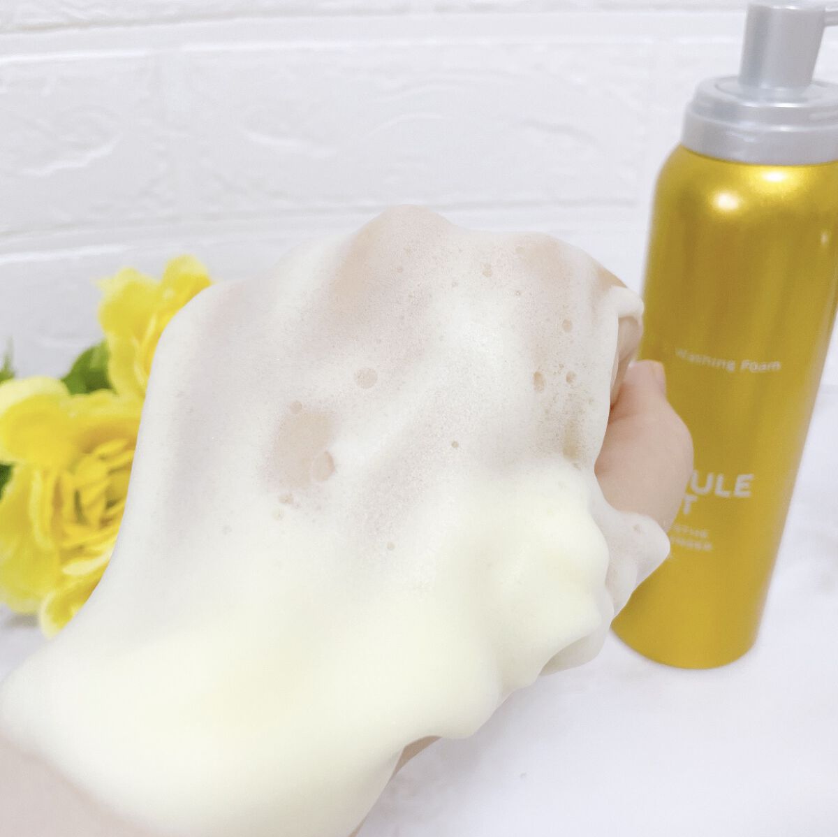 バブルエステ 炭酸洗顔フォーム/AMPULE SHOT/泡洗顔を使ったクチコミ（3枚目）