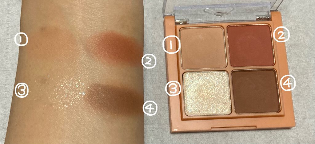 ベターザンアイズ ミュージックシリーズ/rom&nd/アイシャドウパレットを使ったクチコミ(2枚目)