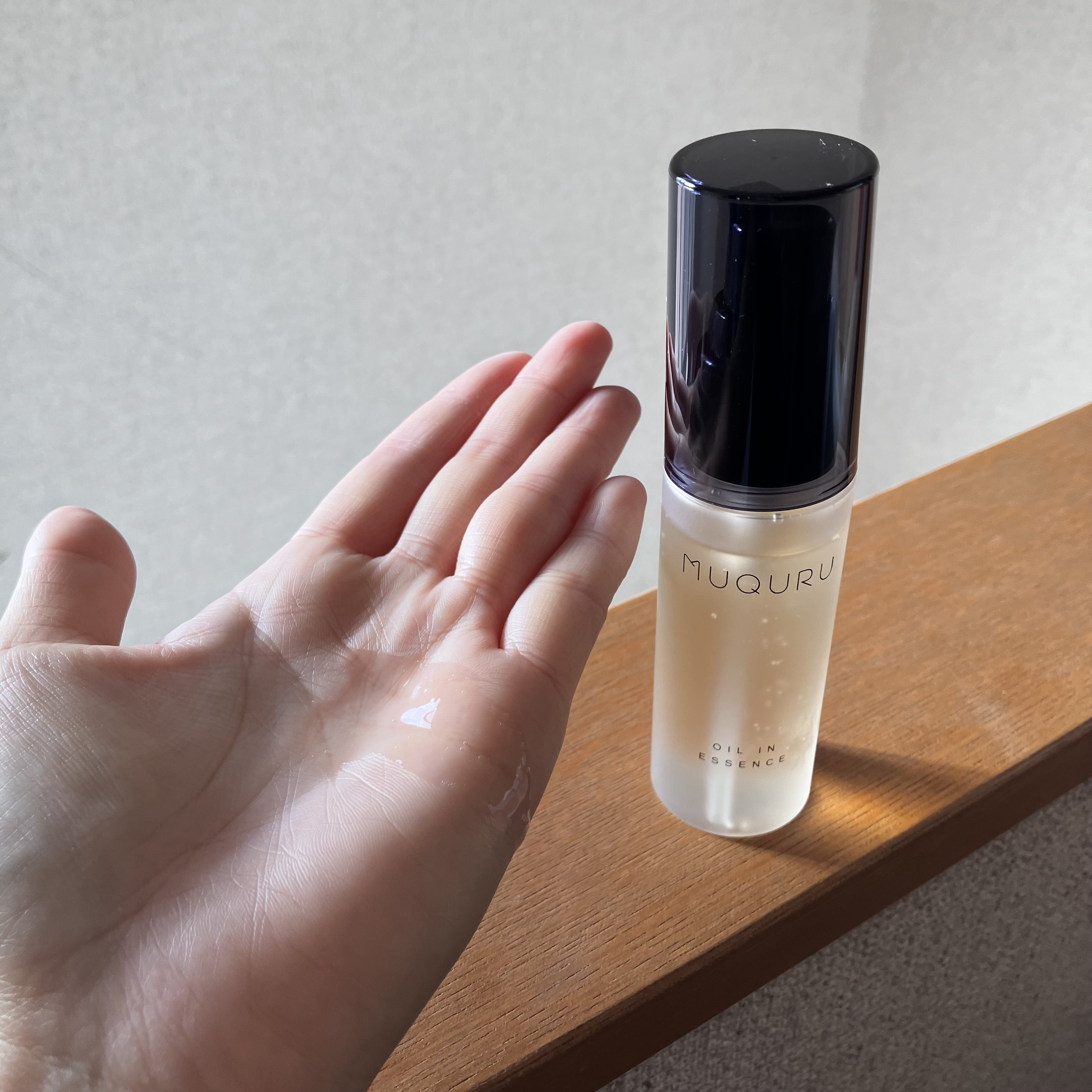 オイルインエッセンス/MUQURU/ブースター・導入液を使ったクチコミ（2枚目）