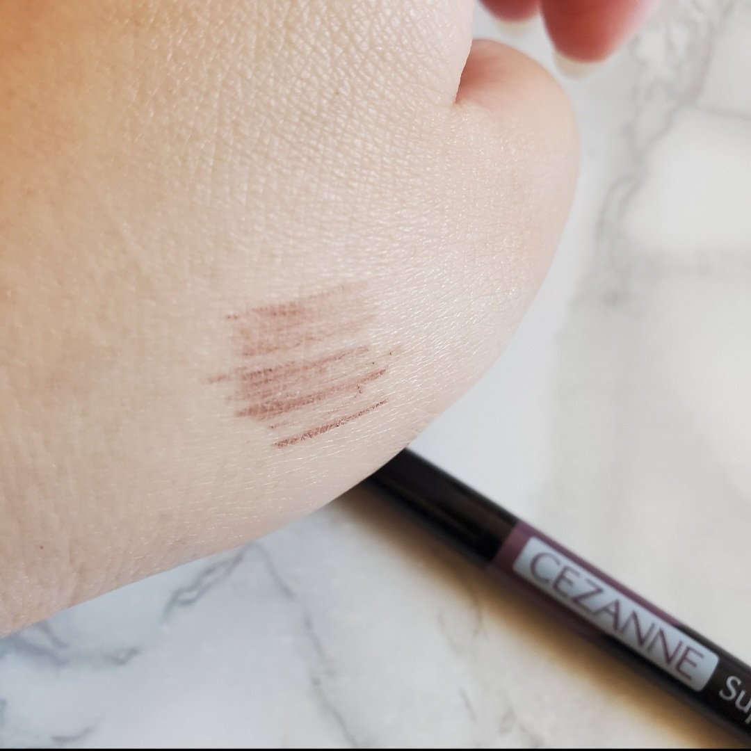 超細芯アイブロウ 07 モーヴブラウン/CEZANNE/アイブロウペンシルを使ったクチコミ（2枚目）