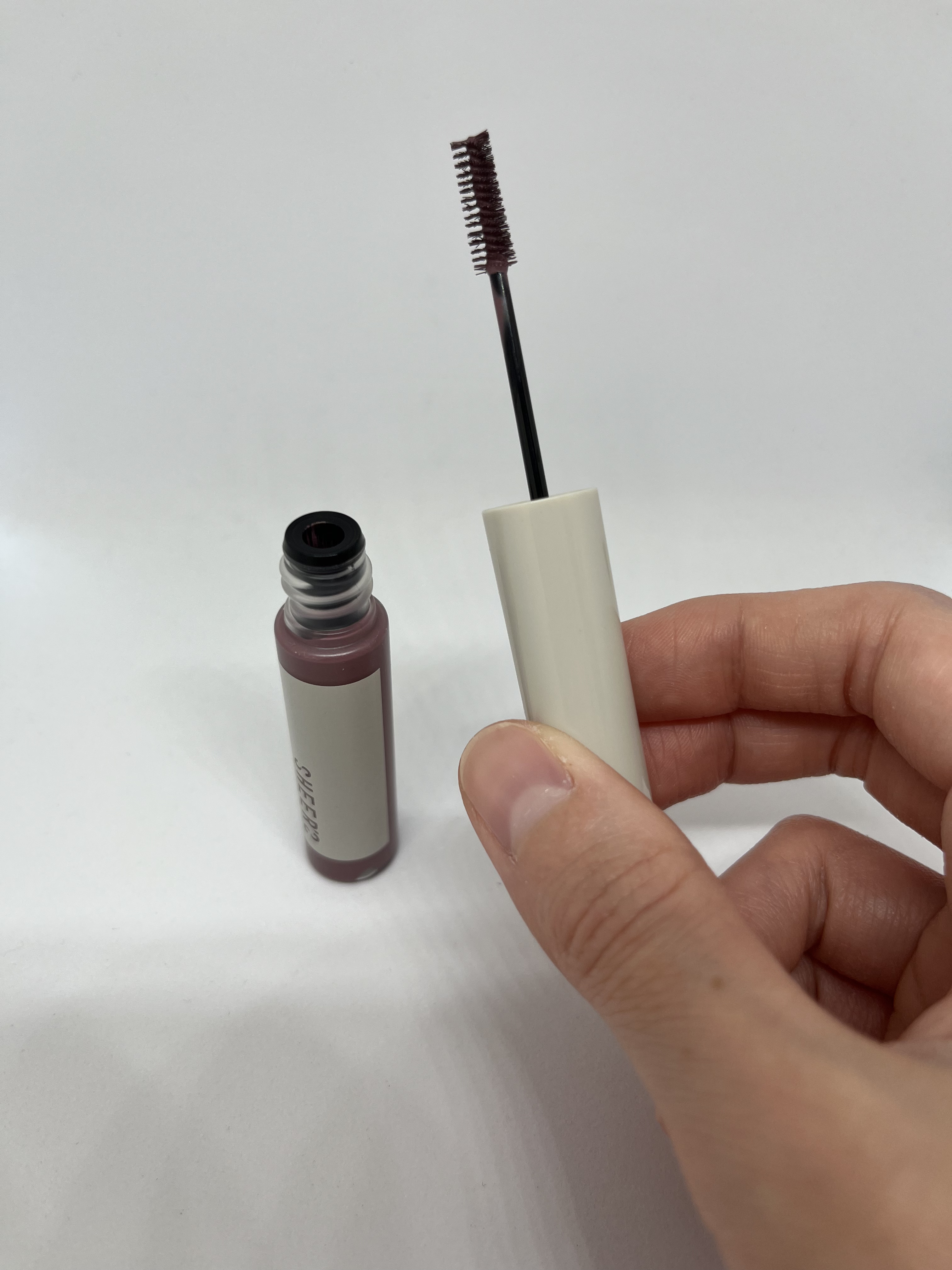 スキニーカラーブロウ 03 ライラックグレージュ/シアーズ/眉マスカラを使ったクチコミ（3枚目）