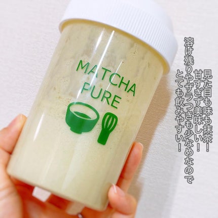MATCHA PURE(プロテインパウダー)/ピュアパートナー/ソイプロテインを使ったクチコミ(6枚目)