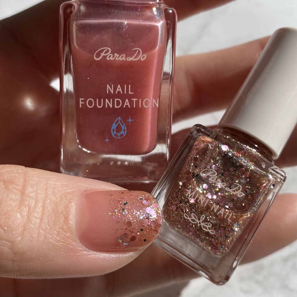 ネイルファンデーション/パラドゥ/マニキュアを使ったクチコミ（1枚目）