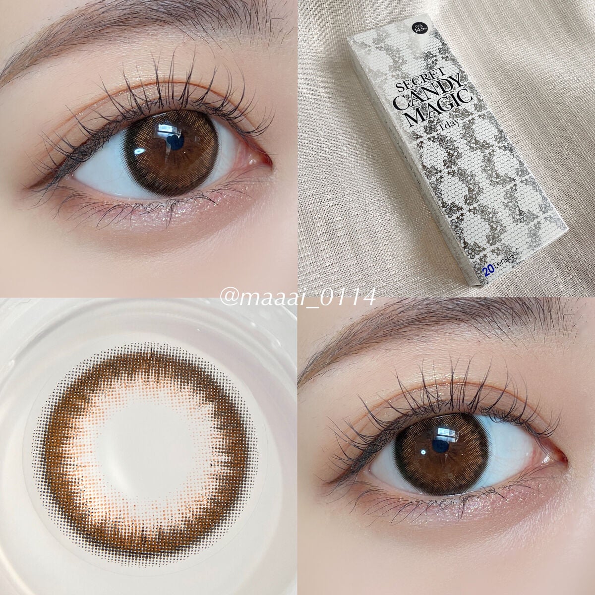 secretcandymagic 1day(シークレットキャンディーマジック)/secret candymagic/ワンデー(1DAY)カラコンを使ったクチコミ(5枚目)