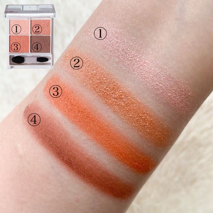 シルキースフレアイズ/キャンメイク/アイシャドウパレットを使ったクチコミ(3枚目)