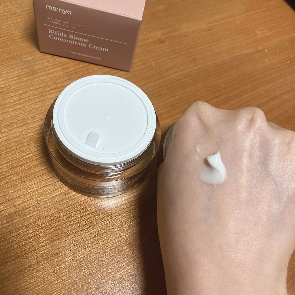 ビフィダバイオームコンセントレートクリーム/manyo/フェイスクリームを使ったクチコミ(3枚目)