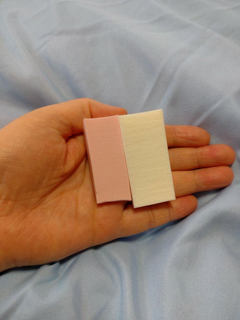 春姫ファンデーションブラシ(オーバル型)/DAISO/メイクブラシを使ったクチコミ（3枚目）