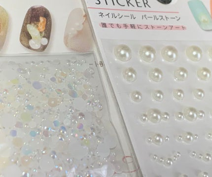 ネイルシール/セリア/ネイルシールを使ったクチコミ(7枚目)
