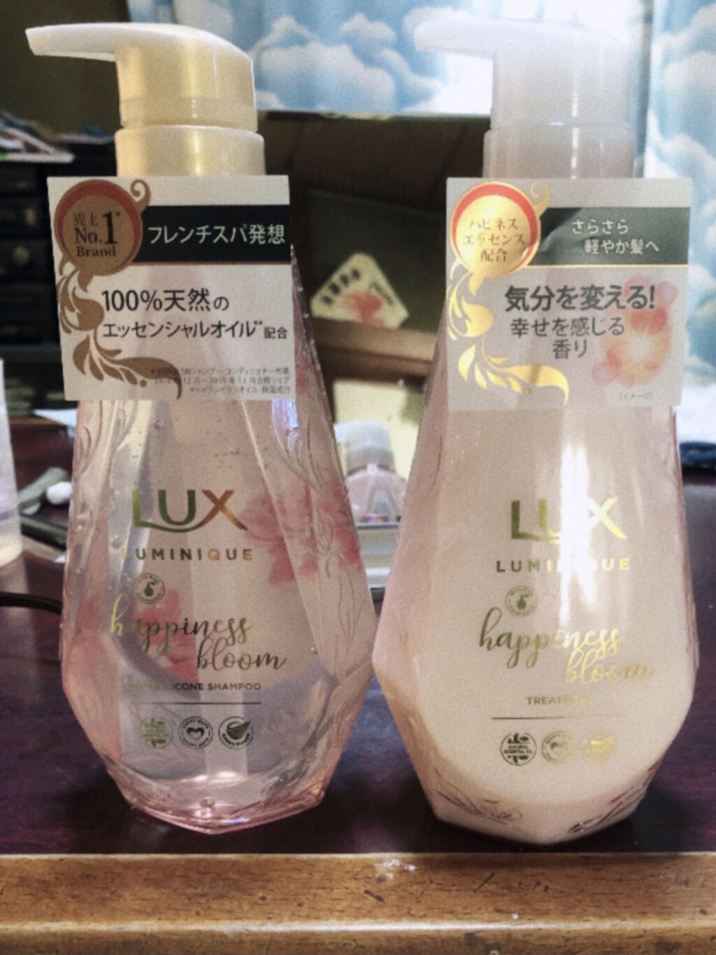 ルミニーク ハピネスブルーム シャンプー／トリートメント/LUX/市販シャンプーを使ったクチコミ（1枚目）