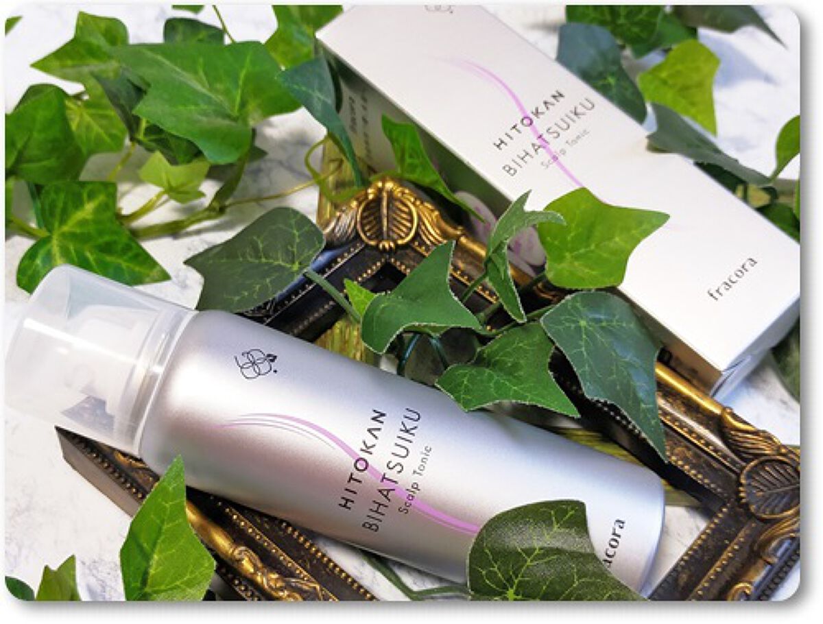 HITOKAN BIHATSUIKU スカルプトニック/fracora/頭皮ローションを使ったクチコミ（3枚目）