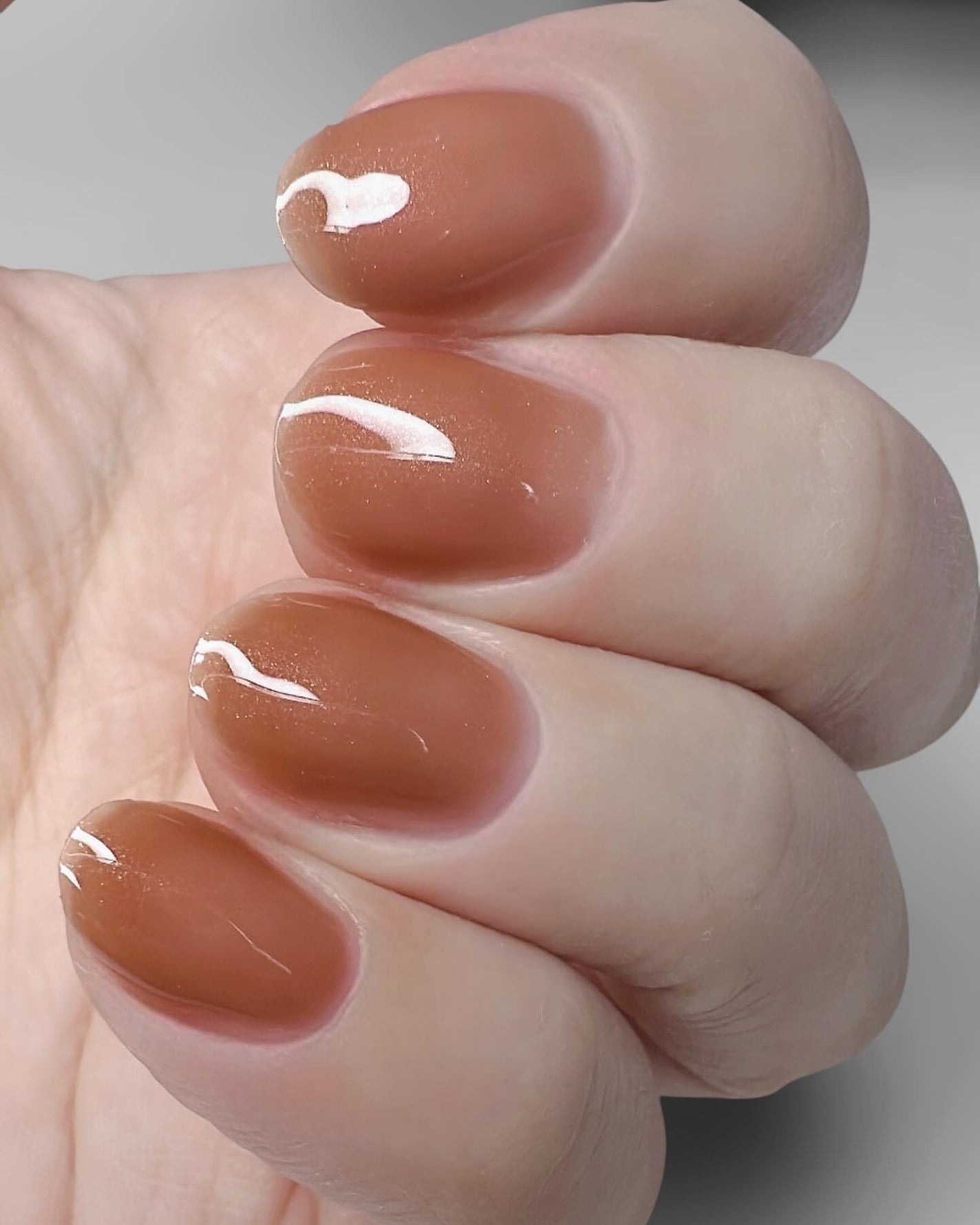 ᴘᴏʏᴏɴ on LIPS 「ネイルエスcheekchocolate2度塗り💅#セルフネイル..」(4枚目)