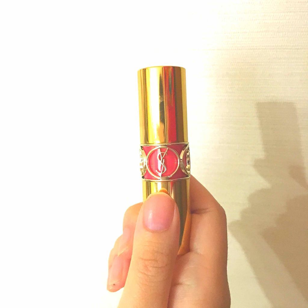 ルージュ ヴォリュプテ シャイン/YVES SAINT LAURENT BEAUTE/口紅を使ったクチコミ(1枚目)