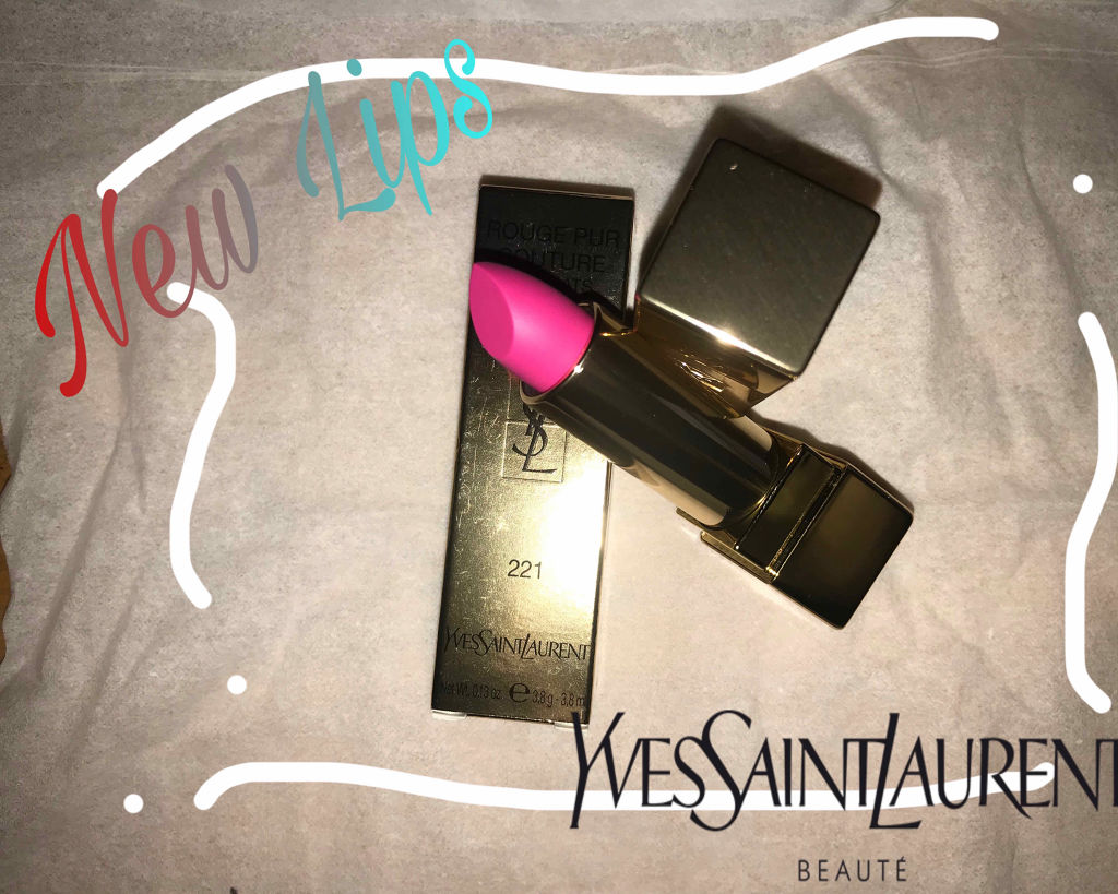 ルージュ ピュールクチュール マット/YVES SAINT LAURENT BEAUTE/口紅を使ったクチコミ（1枚目）