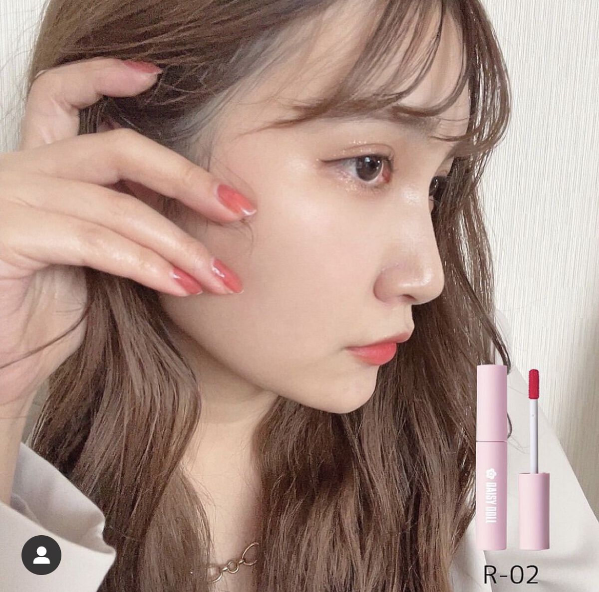 ウォータリー リップ ティント R-02 テラコッタレッド/DAISY DOLL by MARY QUANT/リップティントを使ったクチコミ（1枚目）