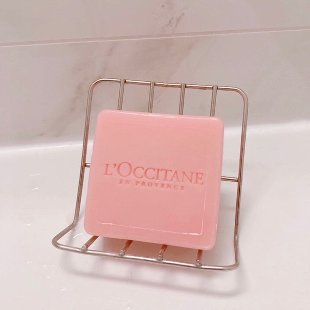 Cherry Blossom Perfumed Soap/L'OCCITANE/ボディ石鹸を使ったクチコミ(2枚目)