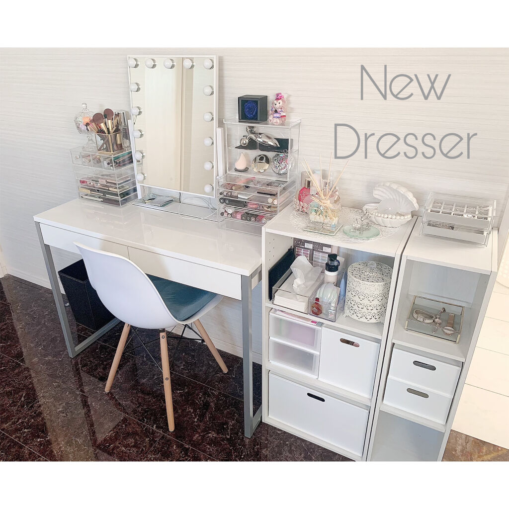 重なるアクリルケース２段引出・大/無印良品/その他化粧小物を使ったクチコミ（1枚目）