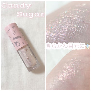 16 CANDY ROCK SUGAR キャンディーシュガー/16BRAND/リキッドアイシャドウを使ったクチコミ（2枚目）