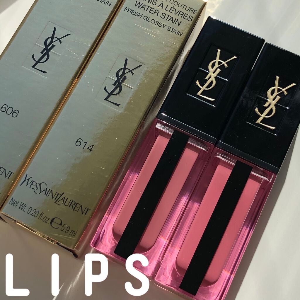 ルージュ ピュールクチュール ヴェルニ ウォーターステイン/YVES SAINT LAURENT BEAUTE/口紅を使ったクチコミ(1枚目)