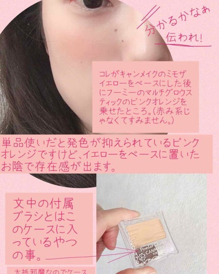 【旧品】パウダーチークス/キャンメイク/パウダーチークを使ったクチコミ(2枚目)