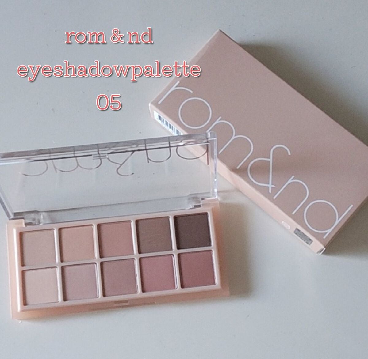 ベターザンパレット/rom&nd/アイシャドウパレットを使ったクチコミ(1枚目)