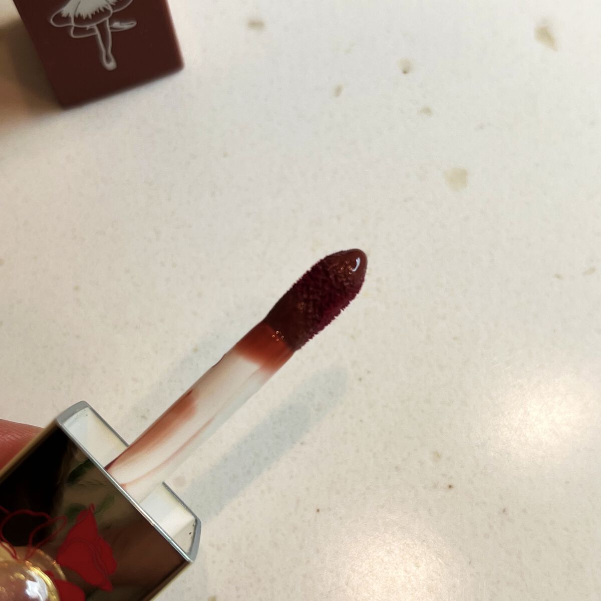 コンフォート リップオイル インテンス 10 ディープカメリア/CLARINS/リップグロスを使ったクチコミ（2枚目）