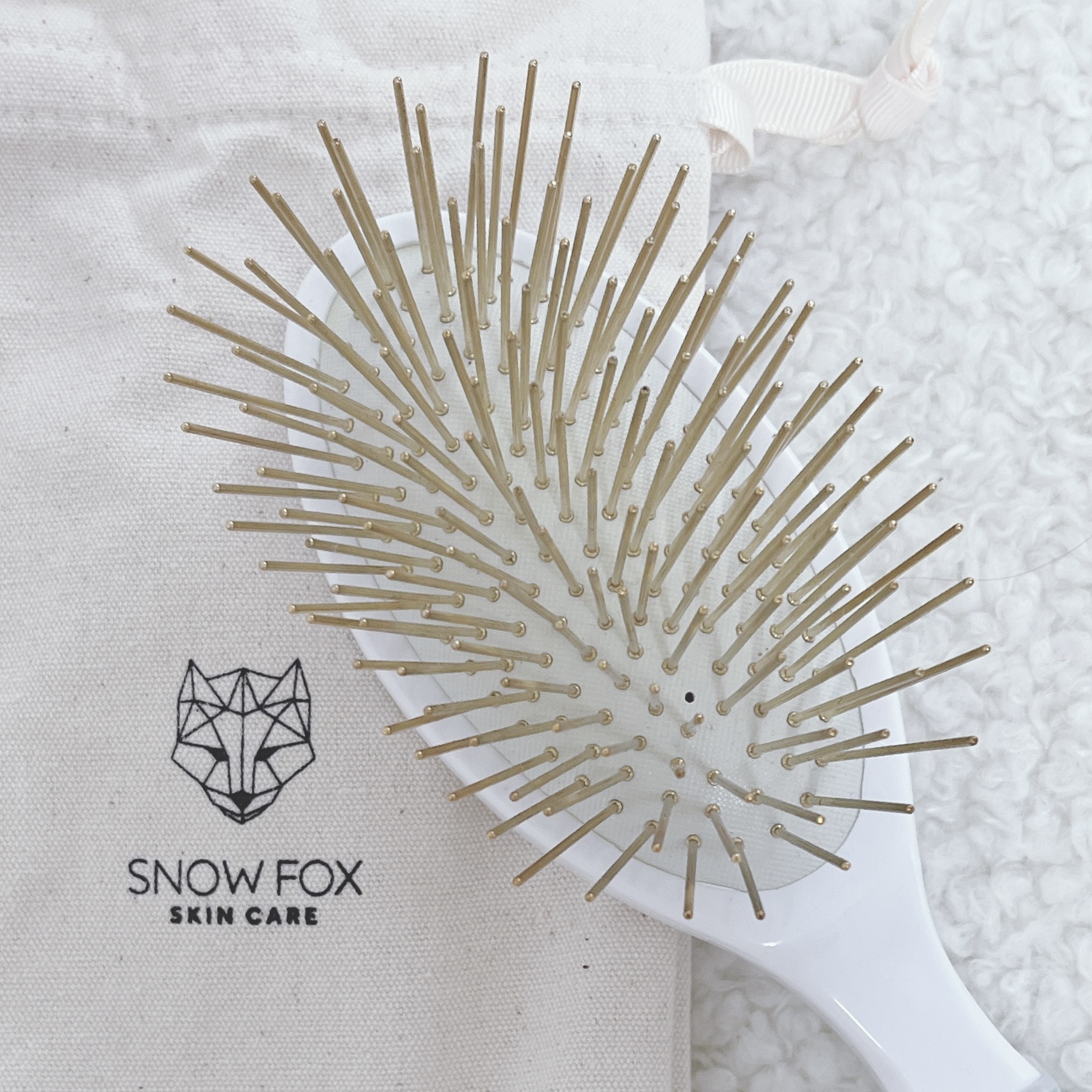 プレミアム FOXカッサ ヘアブラシ/SNOW FOX SKINCARE/ヘアブラシを使ったクチコミ（1枚目）