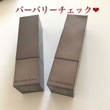 BURBERRY バーバリー キスシアーのクチコミ「
バーバリー キス シアー
#205 ヌードピンク
#217 イングリッシュローズ


艶のあ.....」（3枚目）