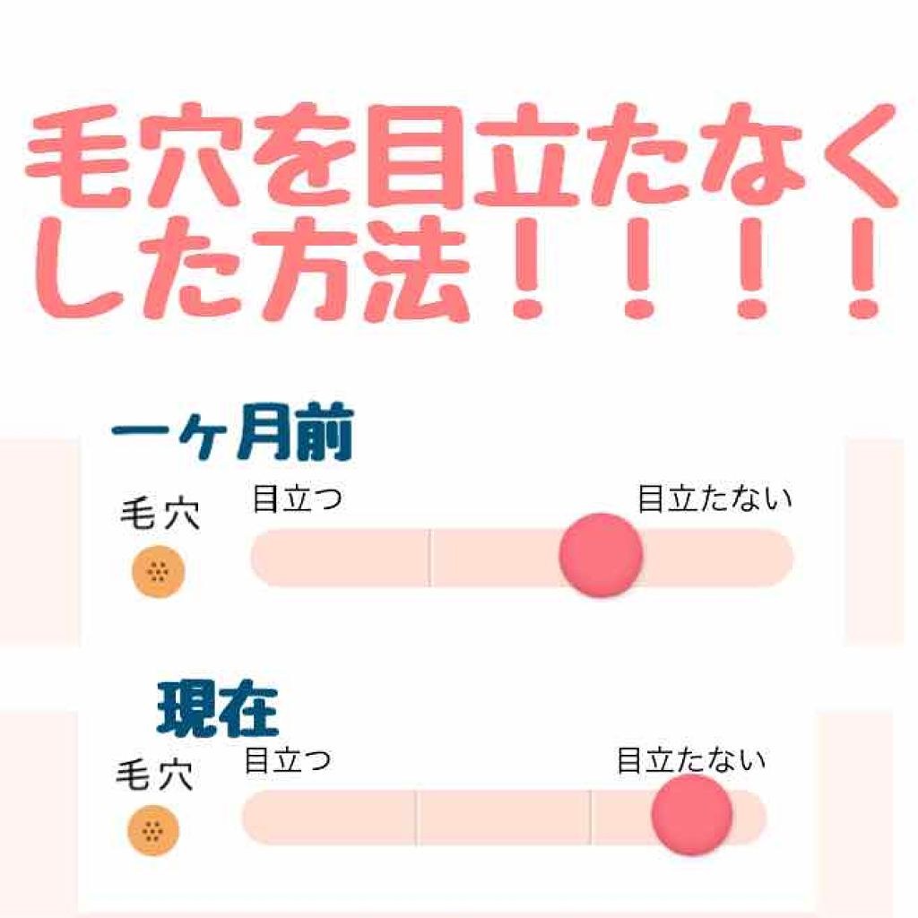 orange_glow_b0b on LIPS 「毛穴を冷やして毛穴撃退!!画像は肌パシャの一ヶ月前と現在のグラ..」(1枚目)