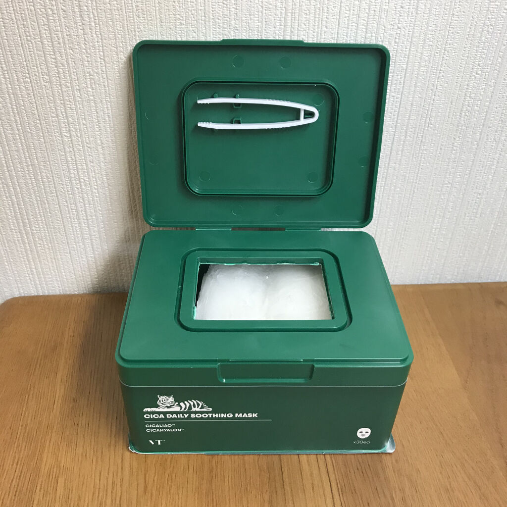 CICA デイリースージングマスク/VT/シートマスク・パックを使ったクチコミ（3枚目）