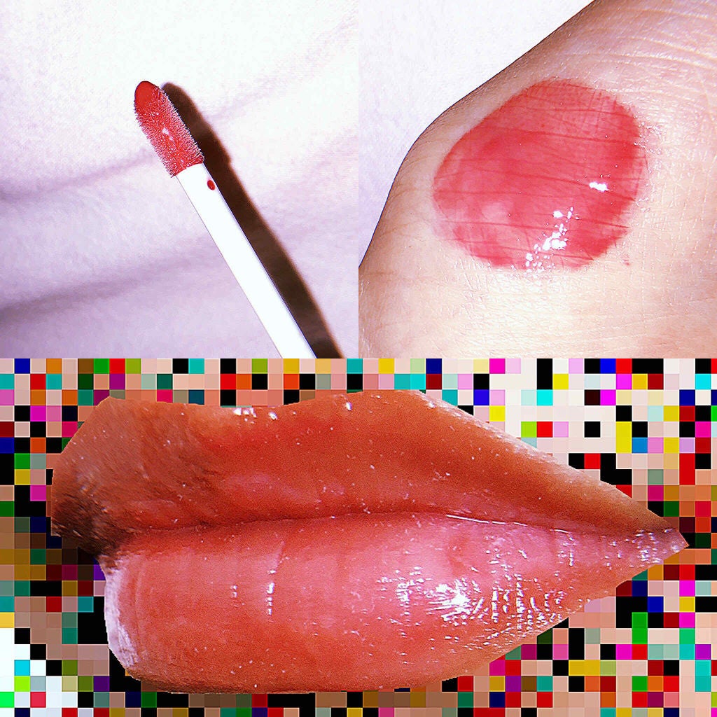 Blooming Kitty リップグロス/DAISO/リップグロスを使ったクチコミ(3枚目)