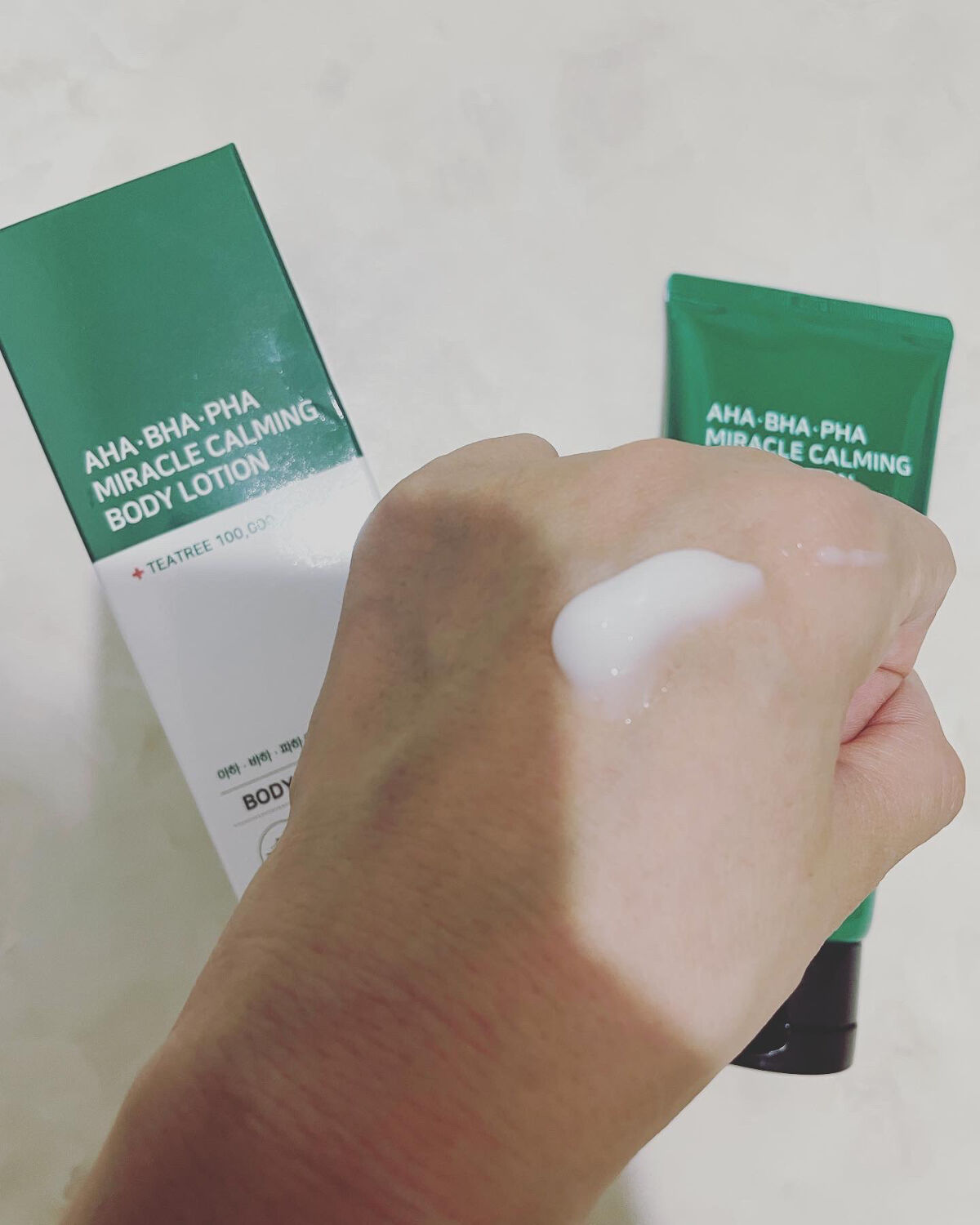 AHA.BHA.PHAミラクルカーミングボディローション /SOME BY MI/ボディローションを使ったクチコミ（2枚目）