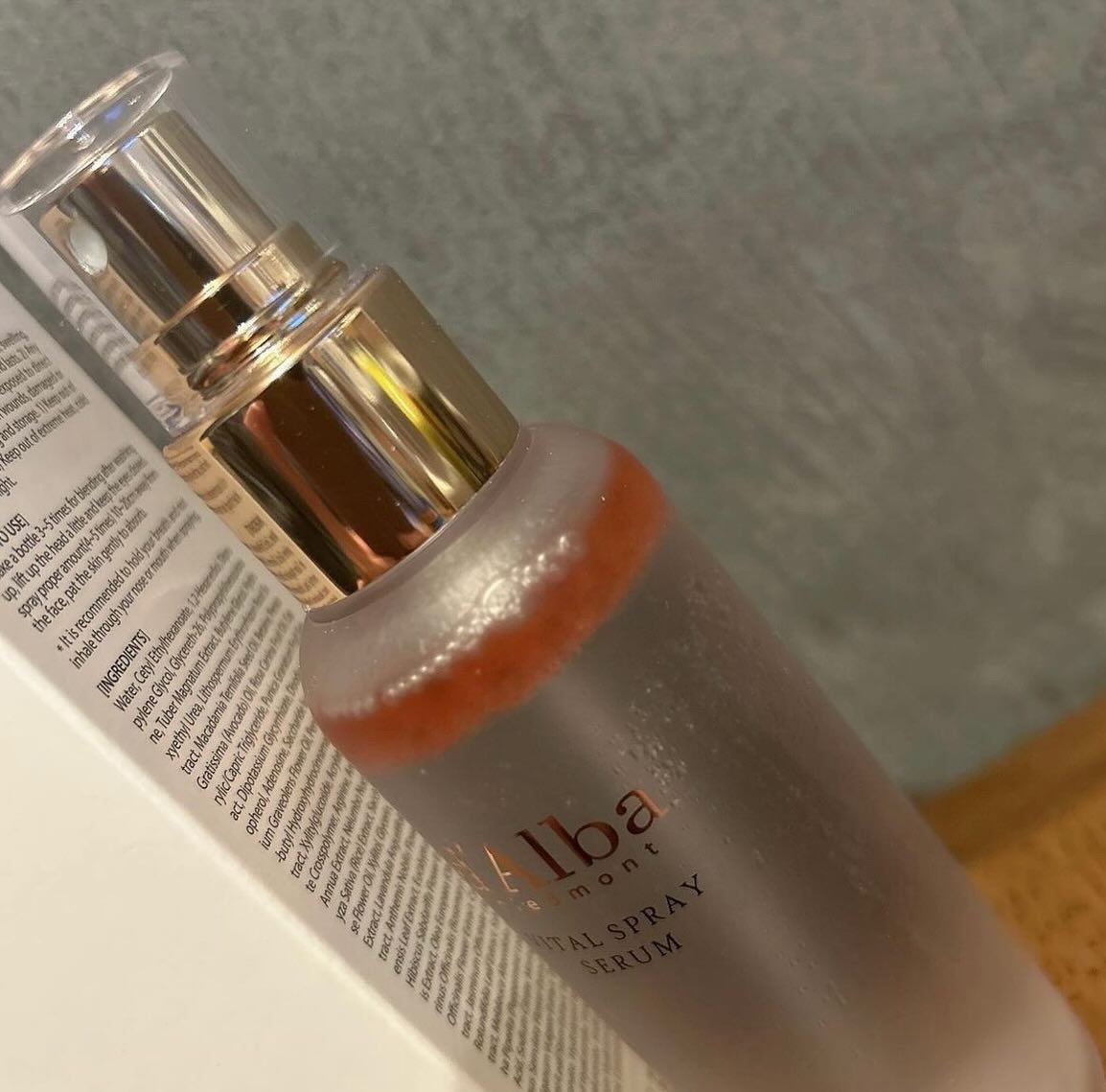 ダルバ ホワイトトリュフバイタルスプレーセラム/ダルバ/ミスト状化粧水を使ったクチコミ（2枚目）