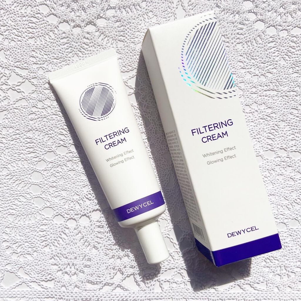 フィルタリングクリーム/DEWYCEL/日焼け止めクリームを使ったクチコミ（1枚目）
