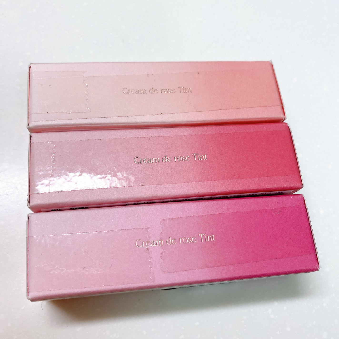 クリームドゥローズティント/dasique/リップティントを使ったクチコミ(3枚目)