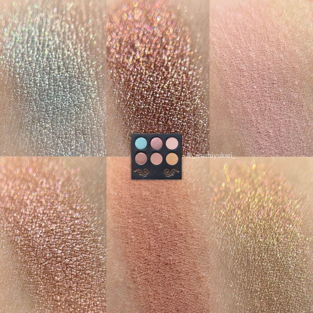 プレスドアイシャドウパレット 世にも不思議な瞳の野猫/SIGIL inspired/アイシャドウパレットを使ったクチコミ(5枚目)