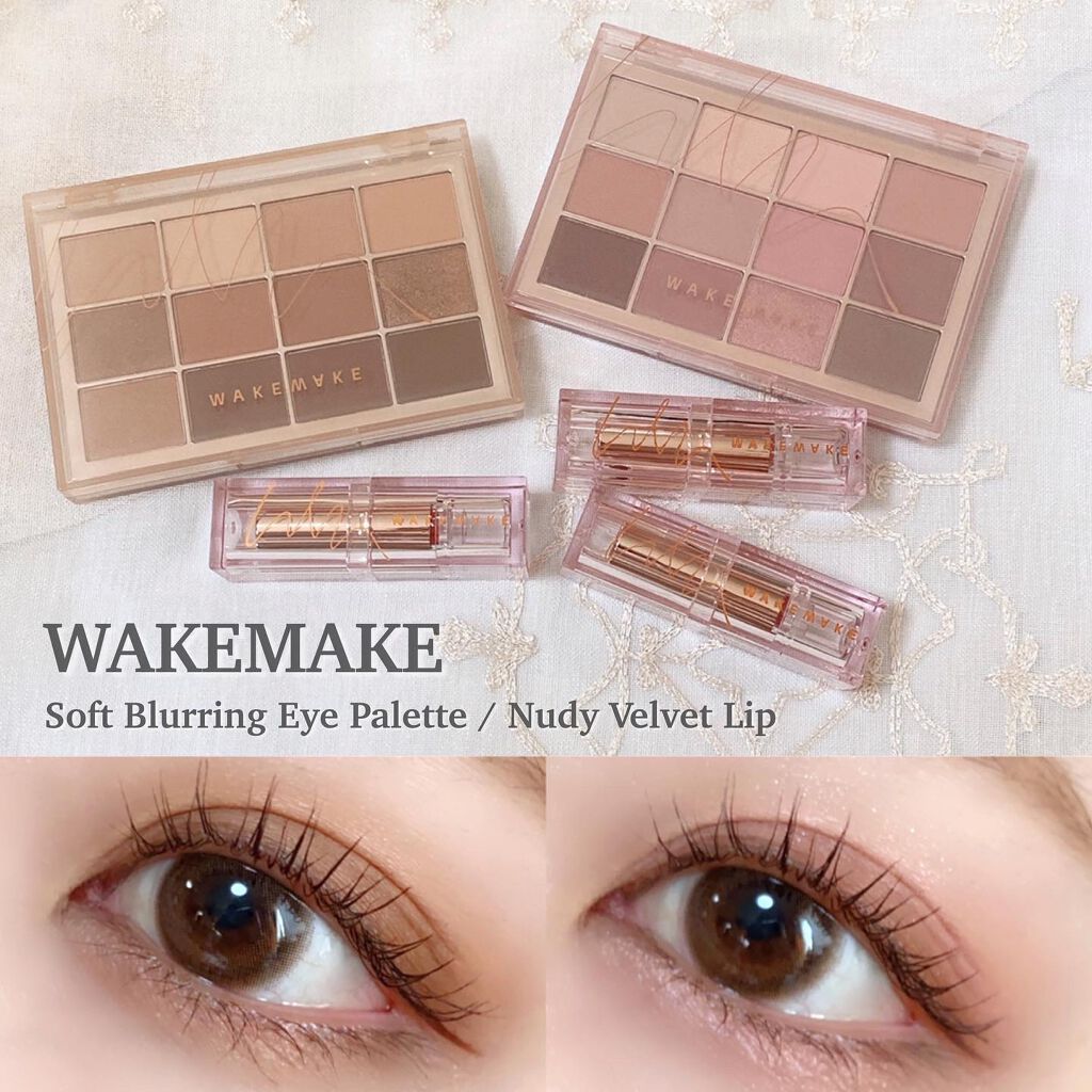 ヌーディーベルベットリップ/wakemake/口紅を使ったクチコミ（1枚目）