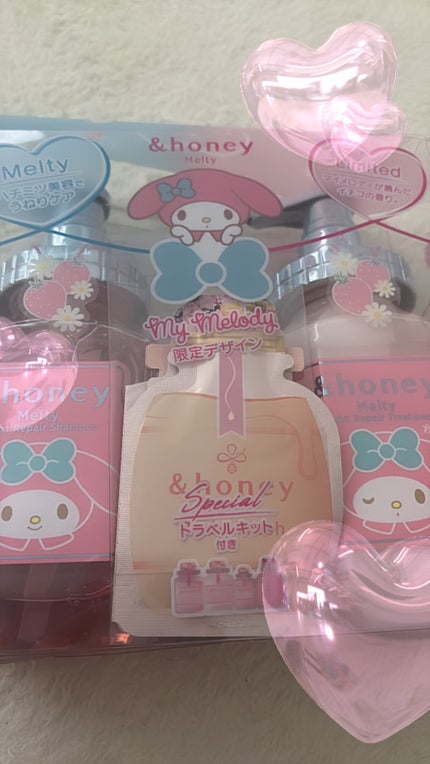 試してみた】アンドハニー マイメロディ メルティ シャンプー 試してみた】アンドハニー マイメロディ メルティ シャンプー
