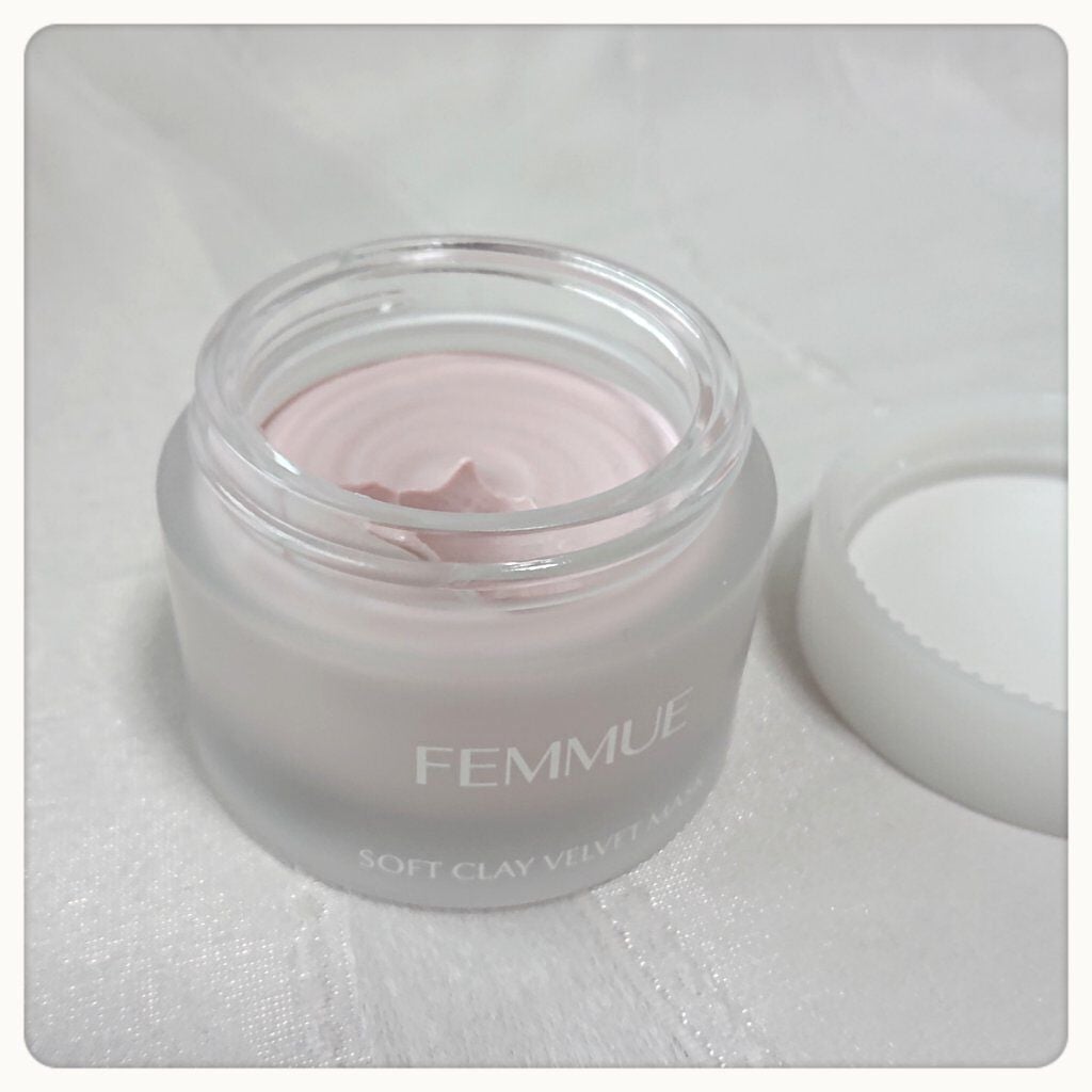 ソフトクレイ ベルベットマスク/FEMMUE/洗い流すパック・マスクを使ったクチコミ(2枚目)