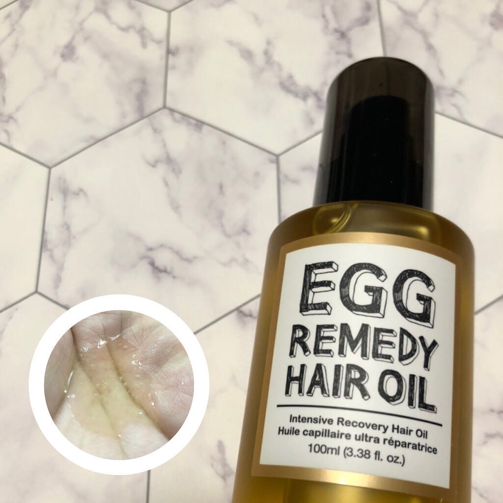 エッグレミディ ヘアオイル/too cool for school/ヘアオイルを使ったクチコミ(2枚目)