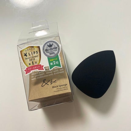 &be ブラックスポンジ/&be/パフ・スポンジを使ったクチコミ(1枚目)
